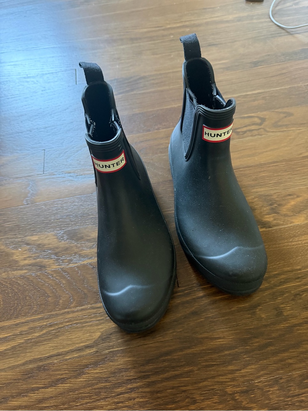 Hunter Kids Chelsea Rain Boots in Black